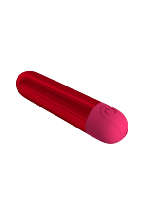 Metaliczny, mini wibrator typu bullet - 8 cm