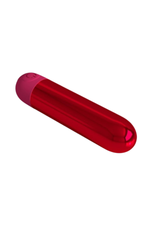 Metaliczny, mini wibrator typu bullet - 8 cm