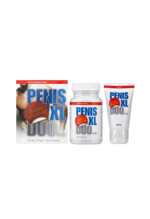 Krem i tabletki na powiększenie penisa - Penis XL Duo
