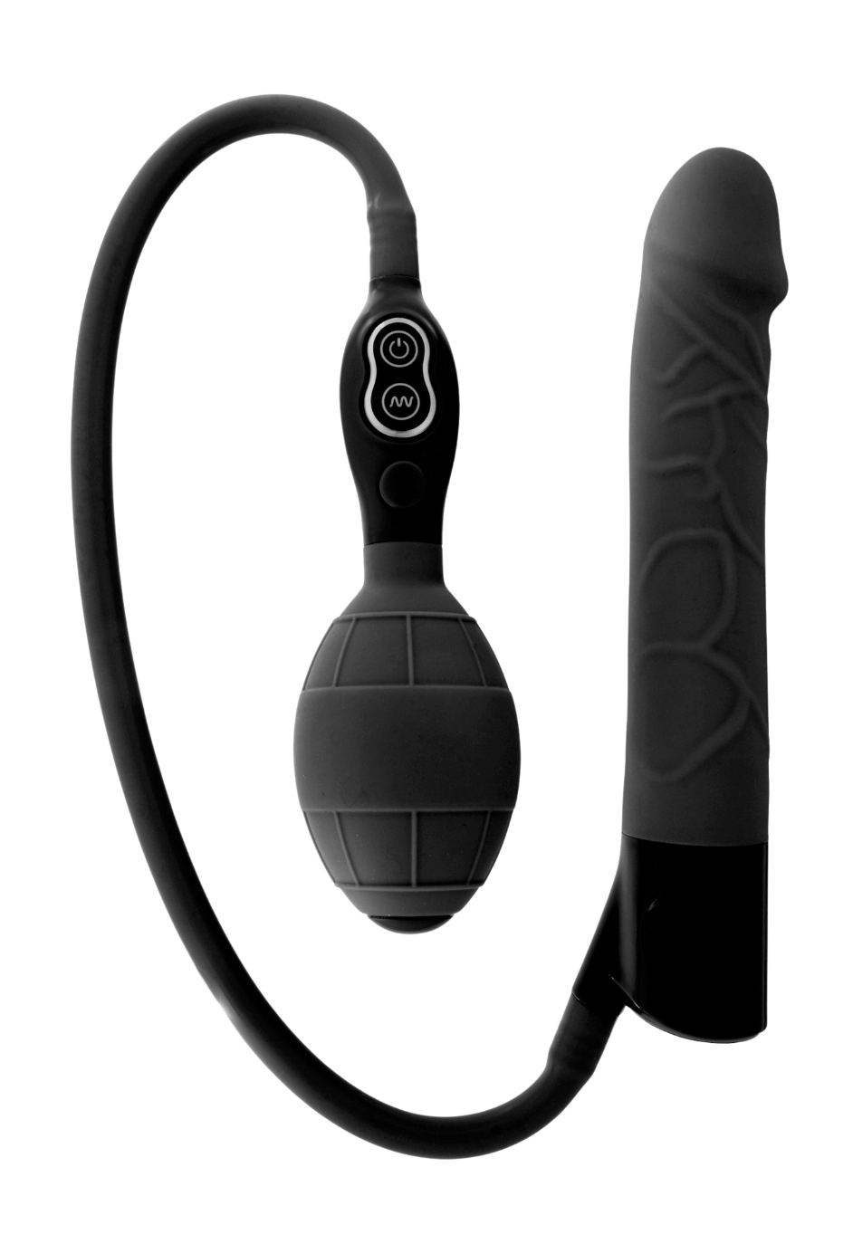 Pompowane dildo z wibracjami Pompowane dildo z wibracjami