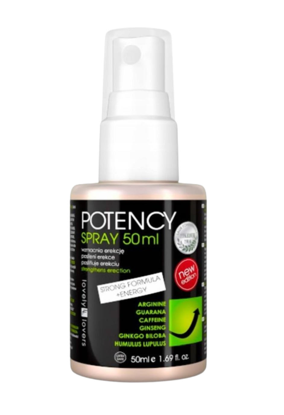 Potency spray - silny spray wzmacniający erekcję, 50 ml