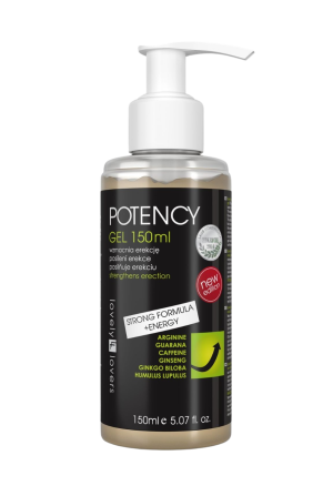POTENCY Gel - Mocny żel wzmacniający erekcję, 150 ml