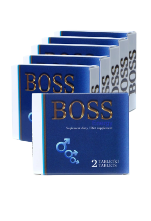 Boss Energy - zestaw tabletek na erekcję 5+1 GRATIS