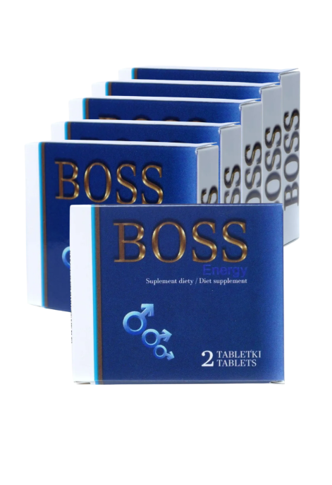Boss Energy - zestaw tabletek na erekcję 5+1 GRATIS
