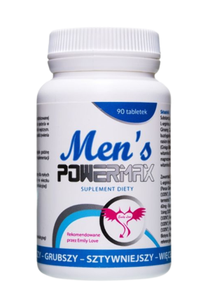 Men's Powermax - mocna erekcja, długi sex, powiększenie penisa
