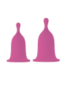 Zestaw kubeczków menstruacyjnych z kosmetyczką
