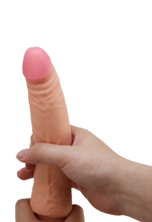 Realistyczne, dildo z ruchomą skórą - 21 cm