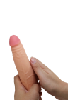 Realistyczne, dildo z ruchomą skórą - 21 cm