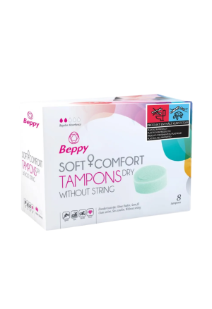 Higieniczne tampony bez sznureczka - 8 szt.