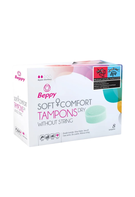 Higieniczne tampony bez sznureczka - 8 szt.