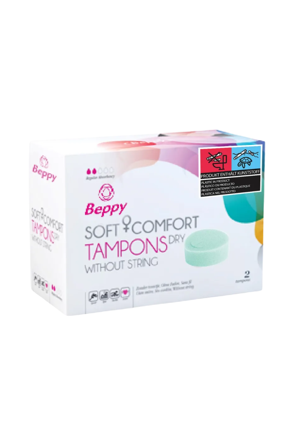 Tampony medyczne higieniczne 2 sztuki Tampony medyczne higieniczne 2 sztuki
