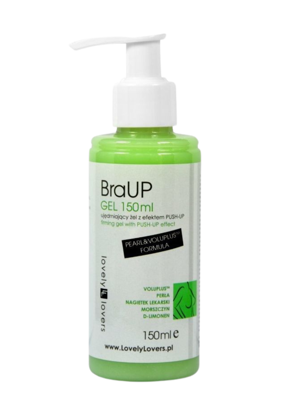 BraUP GEL 150ml - Żel ujędrniający biust z efektem PUSH-UP