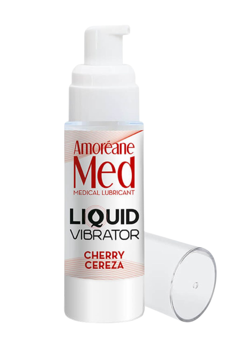 Wibrujący żel o smaku wiśni, 30 ml