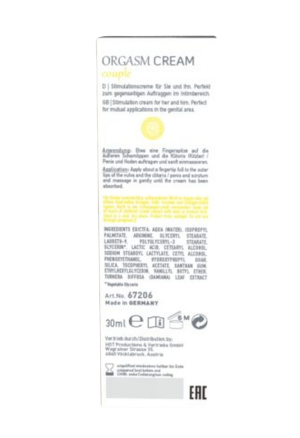 Krem dla par ułatwiający osiągnięcie orgazmu, 30 ml