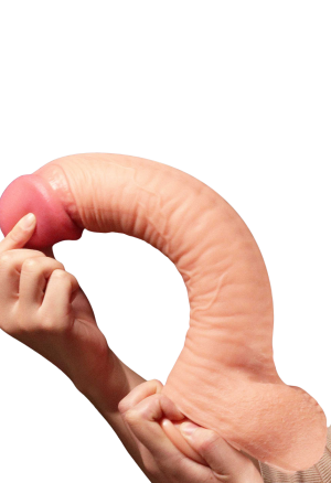 Duże, elastyczne dildo