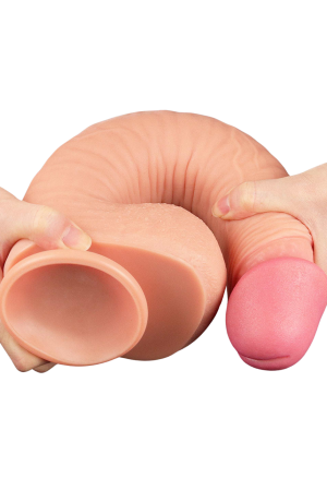 Duże, cieliste dildo