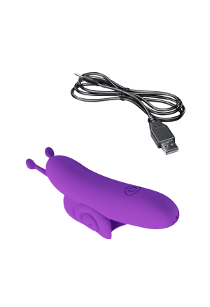 Mini wibrator na palca w kształcie ślimaka