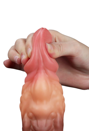 Dildo z zaznaczoną żołędzią