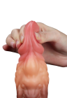 Dildo z zaznaczoną żołędzią