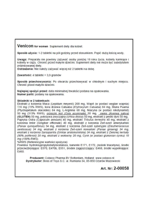 Etykieta skutecznego środka pobudzającego dla kobiet