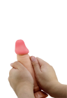 Ultra realistyczne dildo z przesuwna skórką  i rdzeniem w formie kręgów