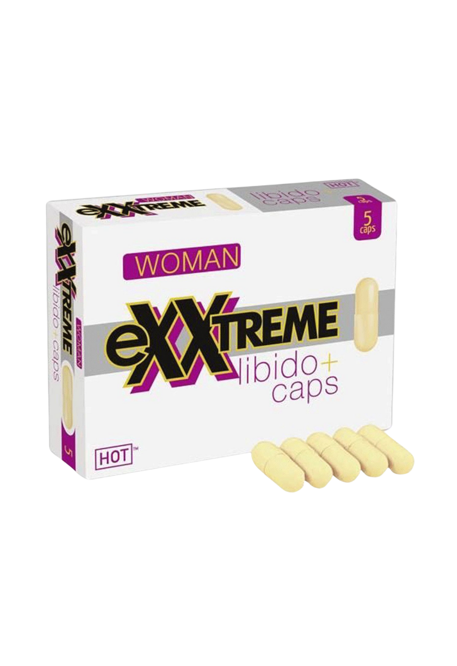 HOT eXXtreme Libido caps, tabletki zwiększające libido 5 szt. HOT eXXtreme Libido caps, tabletki zwiększające libido 5 szt.