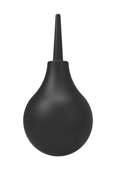 Gumowy irygator, czarna gruszka higieniczna - 224 ml