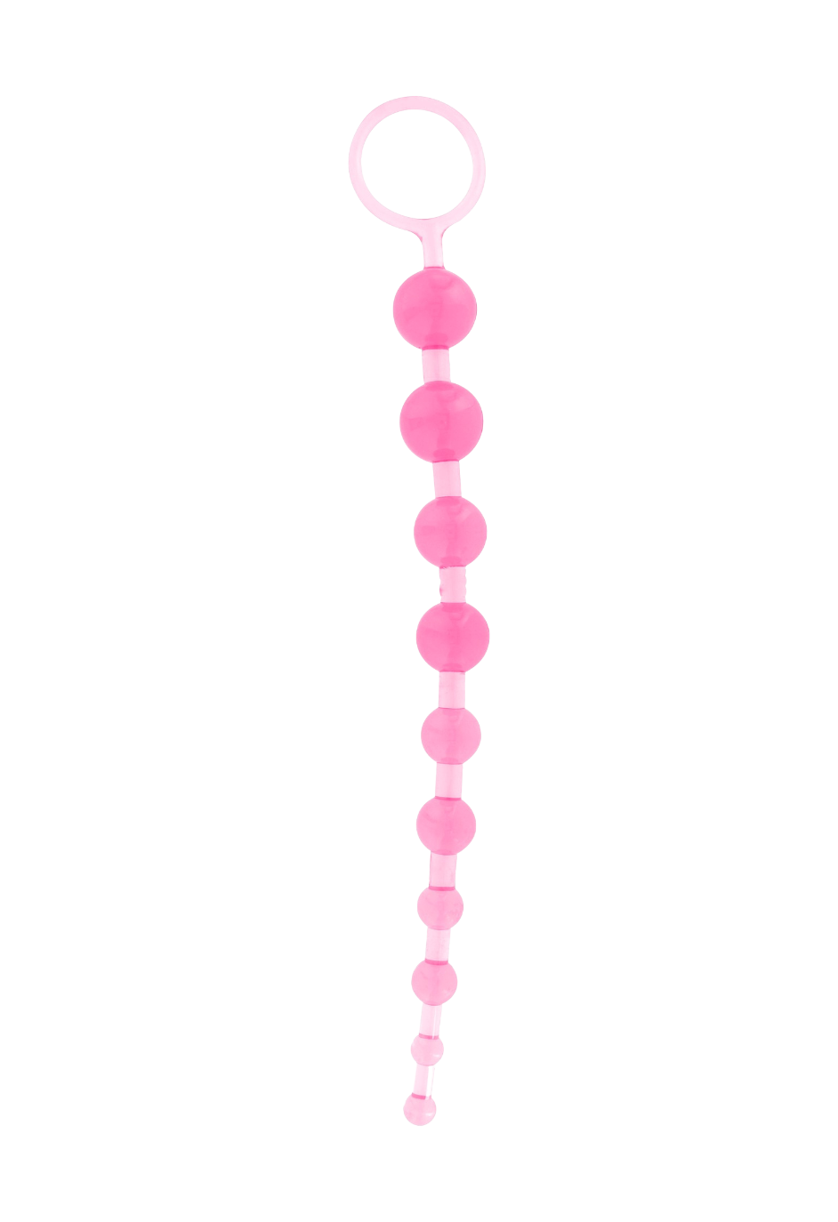 Różowe koraliki analne - sonda z zawleczką, 30 cm Różowe koraliki analne - sonda z zawleczką, 30 cm