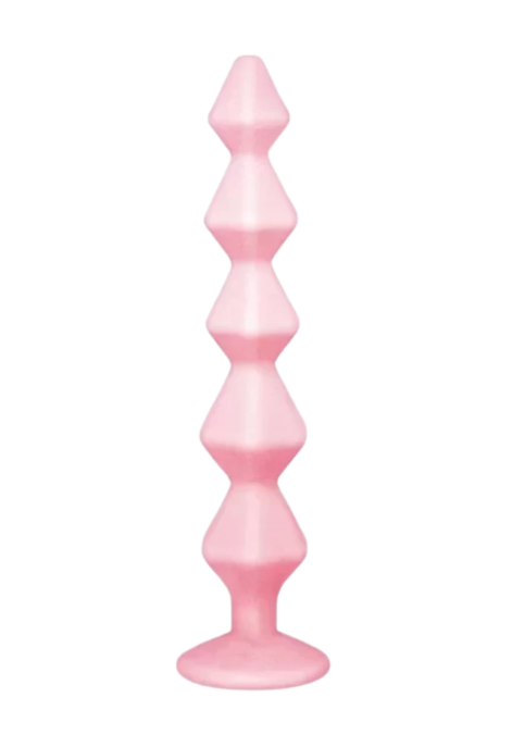 Biżuteryjna sonda analna z kryształkiem - 17,5 cm