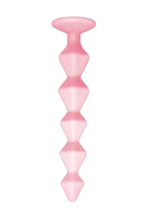 Biżuteryjna sonda analna z kryształkiem - 17,5 cm