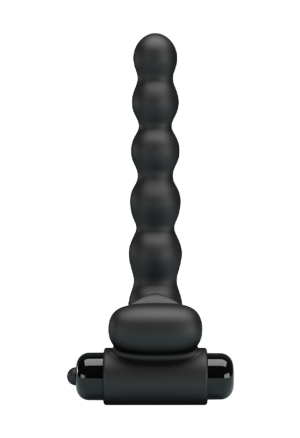 Stymulator analny z wibrującym masażerem łechtaczki