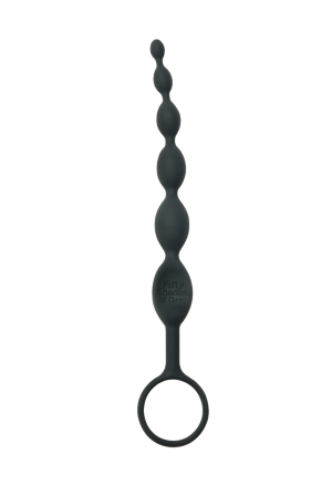 Silikonowe kulki - sonda analna, Fifty Shades of Grey