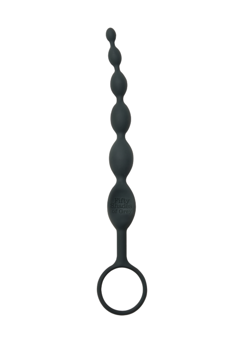 Silikonowe kulki - sonda analna, Fifty Shades of Grey