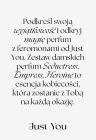 Skład zestawu dla kobiet z feromonami marki Just You