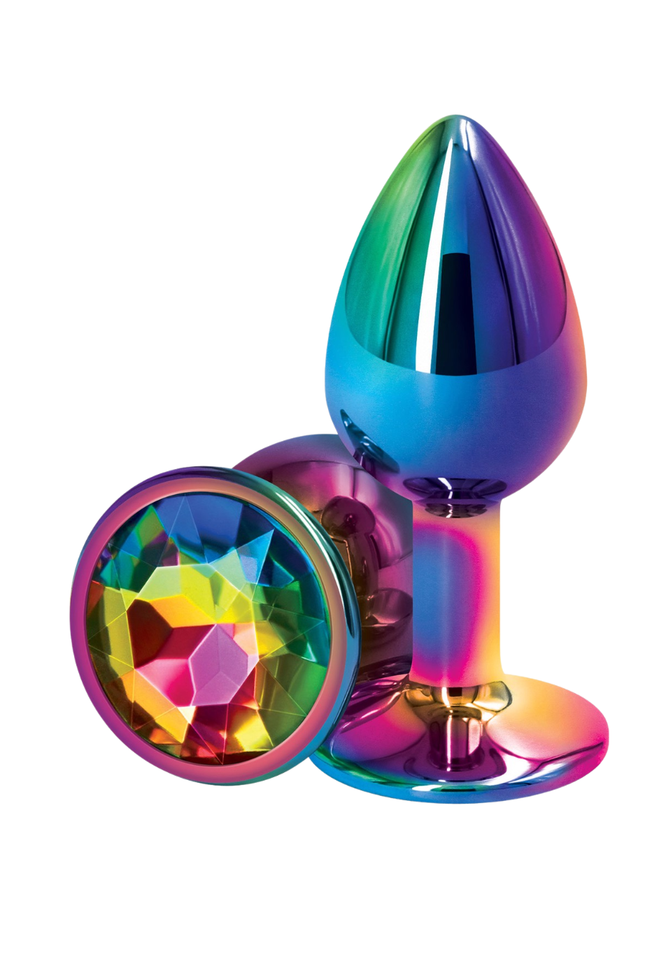 Kameleon - mały plug analny z kryształkiem Kameleon - mały plug analny z kryształkiem