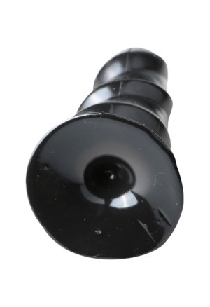 Czarne dildo analne, buttplug, choinka - 17 cm