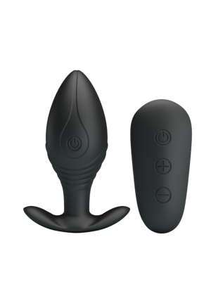 Korek - plug analny z wibracjami sterowany pilotem