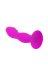 Wtyczka analna, purpurowy koreczek na przyssawce