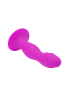 Wtyczka analna, purpurowy koreczek na przyssawce