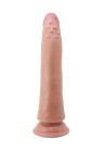 Dildo z przesuwną skórką i plastycznym kręgosłupem - 21 cm
