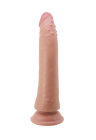 Dildo z przesuwną skórką i plastycznym kręgosłupem - 21 cm
