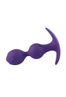 Dwustopniowy plug analny - fioletowy koreczek