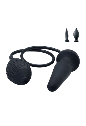 Mały pompowany plug analny, wtyczka w rozm. S