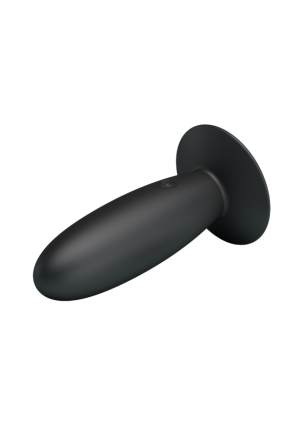 Silikonowy wibrujący korek analny, ładowany USB, dla średnio-zaawansowanych