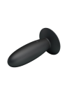 Silikonowy wibrujący korek analny, ładowany USB, dla średnio-zaawansowanych
