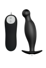 Silikonowy plug analny, wtyczka analna z wibracjami - rozm. S