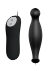Silikonowy plug analny, wtyczka analna z wibracjami - rozm. S