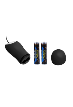Silikonowy plug analny, wtyczka analna z wibracjami - rozm. S