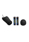 Silikonowy plug analny, wtyczka analna z wibracjami - rozm. S