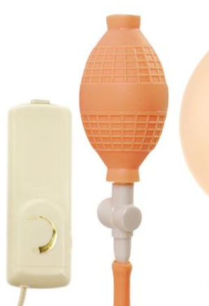 Pompowany plug analny z wibracjami
